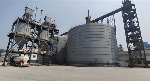 奉节大型钢板仓夏季建造施工难度
